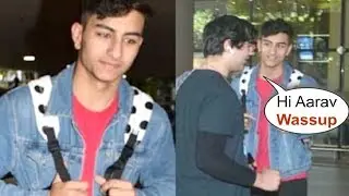 Taimur Ali Khan Brother Ibrahim Ali Khan Meets Aarav Kumar And Twinkle Khanna At Airport