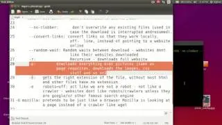 Download Mirror Website Using GNU Wget