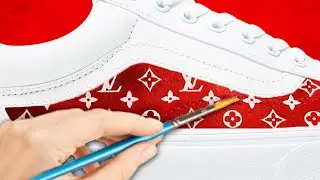 How to Customise - VANS old skool x Louis Vuitton