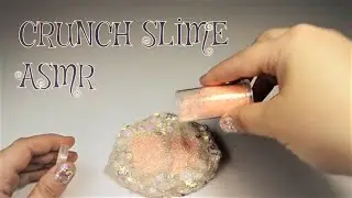 💎 Crunch, glitter sequin slime.  No talking ASMR. 스팽글 슬라임! Pullu, simli &ccedil;ıtır slime! 💎