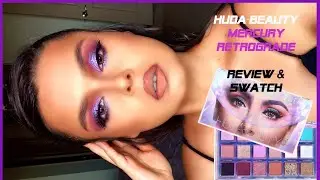 HUDA BEAUTY - Mercury Retrograde Palette Review & Swatches