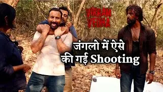 Vikram Vedha Shooting BTS Behind The Scenes Hrithik Roshan and Saif Ali Khan Shoot In Jungle