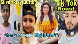 Shonty Poplu Got Silver Play Button | Harsh Beniwal 2.0, Round2hell, Munmun dutta Babita, Bhuvan