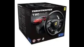 Thrustmaster T80 Ferrari 488 GTB edition for PS4 unboxing