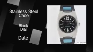 Bvlgari Ergon EG 40 S Unworn Stainless Steel Automatic Date Watch