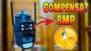 Vale a pena comprar uma câmera de segurança Wifi de 8 MP?