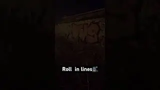 Night roll up #graffiti #graffitiart #bombing #tagging #rollup #граффити #бомбинг
