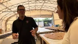 We tour the Teak Decking Systems facility