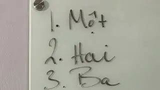 How to count from one to ten in Vietnamese