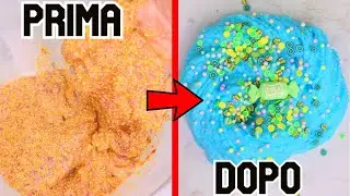 MODIFICO SLIME VECCHI di 5 ANNI! con la RUOTA MISTERIOSA! Ci riuscir&ograve;