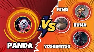 The Unorthodox Showdown! Feng, Yoshimitsu, Kuma vs. Panda