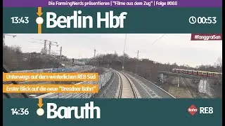 🚝 FAZ #088 | F&uuml;hrerstandsmitfahrt | Die neue Dresdner Bahn | Meine erste Fahrt von Berlin bis Baruth