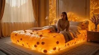 This jelly bed is too satisfying #odly satisfying #dryfruit jelly bed#satisfying#relaxing