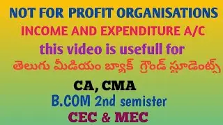 TS 2ND INTER ACCOUNTANCY(E M) 2024 PAPER EXPLANATION,  INCOME and EXPENDITURE A/C
