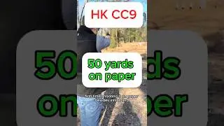 Стрельба из HK CC9 на дистанции 50 ярдов. Достаточно ли точный этот пистолет для скрытого ношения...