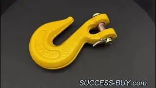 G70 Galvanized Drop Forged Carbon Steel US Type H330 Chain Lifting Clevis Grab Hook