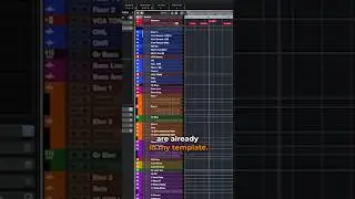 Working with a MIX TEMPLATE #shorts #mixing #mixingengineer #mixtemplate #musicproducer #mixingmusic