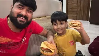 Ghar me ki burger party 