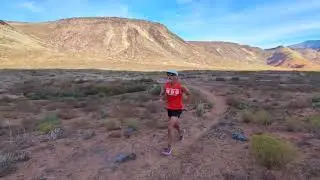 Running Mustang Pass Trail in Red Cliffs Desert Reserve - Raw Video (No Audio)