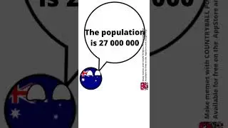 10 Amazing facts for Australia 🇦🇺#countryballs #animation #facts #australia #shorts