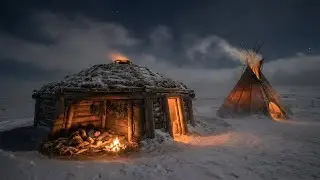 How Native Americans Engineered Winter Lodges That Stayed Warm All Night