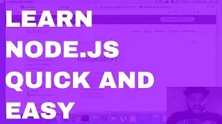 #1 Learn Node JS with Adonis Framework (Easy Tutorial)