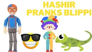 Hashir&rsquo;s Hilarious Prank On Blippi Toy With Fake Lizard! Heartwarming Excavator Surprise To Make Up