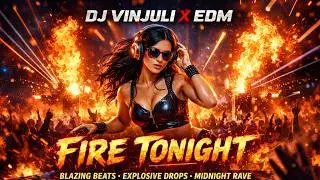 DJ VINJULI X EDM Fire Tonight &ndash; Blazing Beats, Explosive Drops, and the Heat of the Midnight Rave