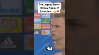 Die legend&auml;rsten Joshua Kimmich Interviews 😂🇩🇪 #kimmich #bundesliga #fcbayern #dfb