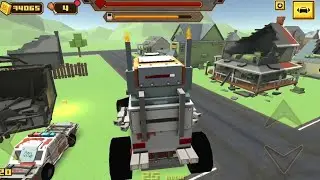 BLOCKAPOLYPSE Zombie Shooter: Moster Truck and Police Zombie Car Racing for the Gratest Reward