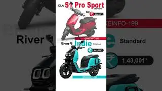 OLA S1 Pro Sport vs River Indie #automobile #ebike