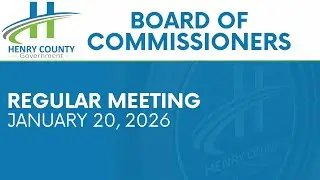 Board of Commissioners Meeting | January 20, 2026