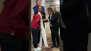 Welcoming Nepal Women Football team by Sikkim Chief Minister #trending #indvsnep #football #fifa
