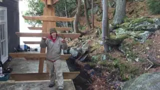 Deluxe roofed storage rack video