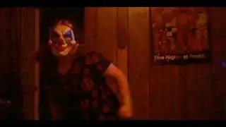 me dancing with my dads clown mask