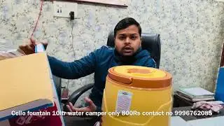 Unboxing cello & trueware Brand water campers | water jugs