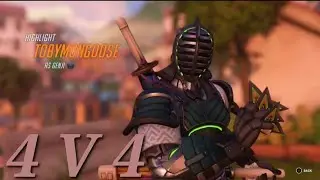 Genji 4 V 4 match highlights Overwatch 2 season 8