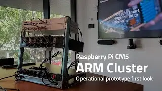 First look at our Raspberry Pi CM5 ARM cluster prototype!