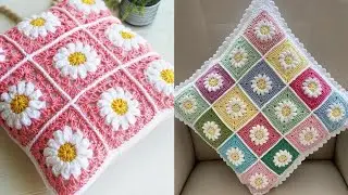 🌸 Ручная работа | Стильные вязаные крючком подушки, которые добавят тепла и очарования