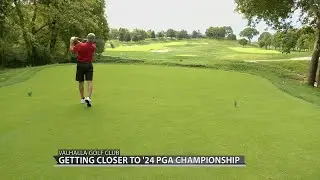 Changes to Valhalla Golf Club mostly completed for the 2024 PGA Championship