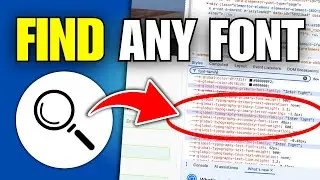 How To Find Font Used On ANY Website (Full Guide)