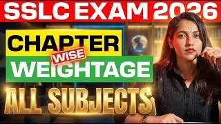 SSLC CHAPTER WISE WEIGHTAGE | BASED ON SCERT MODEL QUESTION PAPER 📝| EXAM WINNER SSLC