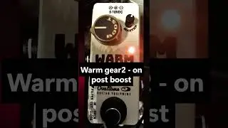 Ovaltone Warm gear 2 - Low pass(high cut) filter & fat boost  #pedal #guitar #metal #shorts