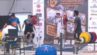 15 &ordm; Catarinense de powerlifting raw e equipado