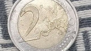 Spain 2 Euro Commemorative Coin (UEM 1999-2009) #youtube #coins
