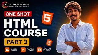 HTML Tutorial Class 3 | CSS Properties for Images and Types of CSS Explained