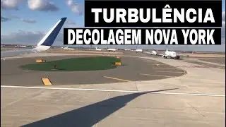 Decolagem de Nova York para Florida - Takeoff from New York to Florida with Delta