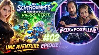 Fox&eacute;liae sur les #schtroumpfs : le prisonnier de la pierre verte. Partie 2 #smurf