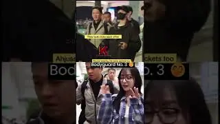 Hubby Soomen and wifey Jiwonie shared same bodyguards#kimsoohyun #kimjiwon #soowon #bemyone #kimkim