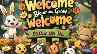 Welcome to the Flower Garden! 🌸 Kids' Sing-Along Rhyme & Fun Animation | Learn About Flowers